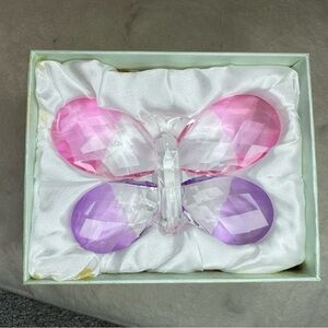 Simon Designs Crystal Butterfly Paperweight